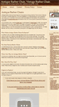 Mobile Screenshot of antiquebarberchairs.org